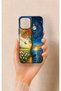 iPhone 12-12Pro Compatible Sky and Earth Pattern Silicone Case