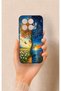 Mi 15t Pro Compatible Sky and Earth Pattern Silicone Case