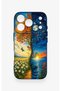 iPhone 17 Pro Compatible Sky and Earth Pattern Silicone Case - 4