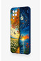 Samsung A12 Compatible Sky and Earth Pattern Silicone Case - 3
