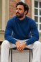 Men's Full-Length Winter Blue Fit Sweater - 4