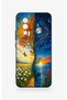 Poco F5 Pro Compatible Silicone Case with Sky and Earth Pattern - 4