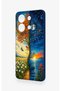 Redmi Note 13 4g Compatible Sky and Earth Pattern Silicone Case - 3