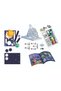 Clemento-ni licensed astronaut rocket and ramp 15-piece educational toy set with space stickers - 5