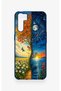 Oppo A91 Compatible Silicone Case with Sky and Earth Pattern - 4