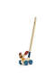 Push & Pull Puppy, 3-in-1 Wooden Walking Toy with Detachable Handle and Leash