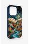 iPhone 15 Pro Compatible Night Tale Patterned Silicone Case - 3