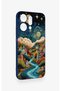 Oppo Reno 14 Compatible Night Tale Patterned Silicone Case - 3