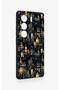 Tecno Camon 40 4g Compatible Night Tale Patterned Silicone Case - 3