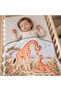 Panel Patterned Baby Blanket Double Layer Interlock 100% Cotton 85X85 cm - 3