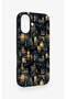 iPhone 16 Compatible Night Tale Patterned Silicone Case - 3