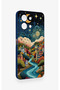Vivo Y28 Compatible Night Tale Patterned Silicone Case - 3