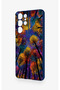 Samsung S21 Ultra Compatible Colorful Sky Pattern Silicone Case - 4
