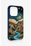 iPhone 14 Pro Compatible Night Tale Patterned Silicone Case - 3