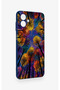 Samsung A07 Compatible Colorful Sky Pattern Silicone Case - 3