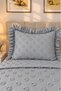 Ruffle Konik 2 Piece Single Pique Set Gray - 2