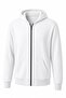 Moxy Unisex Zippered Hooded Two-Thread Raster Sweatshirt Comfortable Fit Basic Cardigan with Kangaroo Pocket