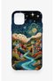 iPhone 11 Compatible Night Tale Patterned Silicone Case - 2