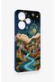 Redmi 13 4g Compatible Night Tale Patterned Silicone Case - 3