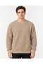 Basic Crew Neck Relaxed Regular Men's Knitted Texture Sweatshirt - 7774 - 2