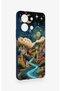 Vivo Y36 Compatible Night Tale Patterned Silicone Case - 3