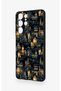 Samsung S21 Ultra Compatible Night Tale Patterned Silicone Case - 4