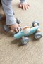 Chicken Racing Car, Vintage Wooden Race Car with Chicken Driver - 4