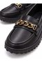 Women's Casual Shoes Black Leather - 3