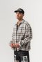 Crossfade Plaid Patterned Long Sleeve Oversize Men's Shirt