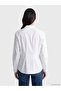Two Mt Shop Quality Lcw Everyday White Pleated Peplum Women's Shirt - 4
