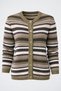 Women's Cycling Khaki-Brown Buttoned Knitwear Cardigan - 5