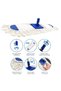 Dust Control Mop | Washable Cotton Flat Mop | Swivel Head | Aluminum Handle | 60 cm | White - 2