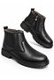 Water&Cold Proof Furry Guaranteed Unisex Winter Zippered Boot Sole Sturdy