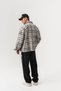 Crossfade Plaid Patterned Long Sleeve Oversize Men's Shirt - 6