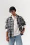 Ashstorm Batik Patterned Long Sleeve Oversize Men's Shirt - 3