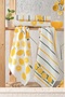 100% Cotton Printed Kitchen - Hand Towel 4Pcs Pk 40X60 Asorted