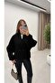 Double Breasted Collar Buttoned Cardigan