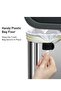 Artistic Round Step Waste Bin with Soft Close Lid | Trash Can with Lid | 45 Liter, Silver - 8