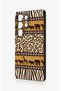 Samsung S25 Ultra Compatible African Safari Patterned Silicone Case - 4