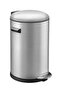 Heavy Duty Fingerprint Proof Stainless Steel Pedal Bin | Trash Can with Lid | 8 Liter, Silver