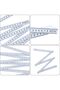2m Folding Ruler Plastic Meter Stick, Double-Sided Metric Scale 10 Segments Expandable - 3