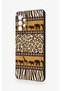 Samsung-A73 Compatible African Safari Patterned Silicone Case - 4