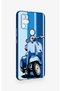 Omix X500 Compatible Blue Scooter Patterned Silicone Case - 3