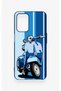Oppo A54 Compatible Blue Scooter Patterned Silicone Case - 2