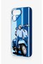Tecno Pova Curve 2 Compatible Blue Scooter Patterned Silicone Case - 4