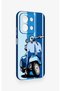 Redmi 15C 4g Compatible Blue Scooter Patterned Silicone Case - 3