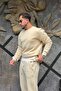 Crew Neck 3 Thread Raster Long Sleeve Regular Fit Sweatshirt Sun472 - 4