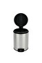 Stainless Steel Pedal Bin | Trash Can for Kitchen, Bathroom and Office | 12 Liter, Silver - 2
