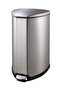 Grace Stainless Steel Pedal Bin with Slow Close Lid | Trash Can with Lid | 15 Liter, Silver
