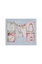 Hearted Penguin Embroidered Hospital Discharge Outfit for Newborn-3 Months Pink
